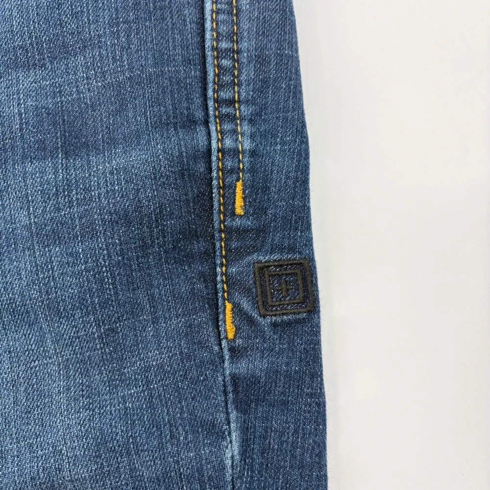 5.11 Tactical Defender-Flex Jean Regular Fit Stretch Dark Wash EDC Utility 30x28